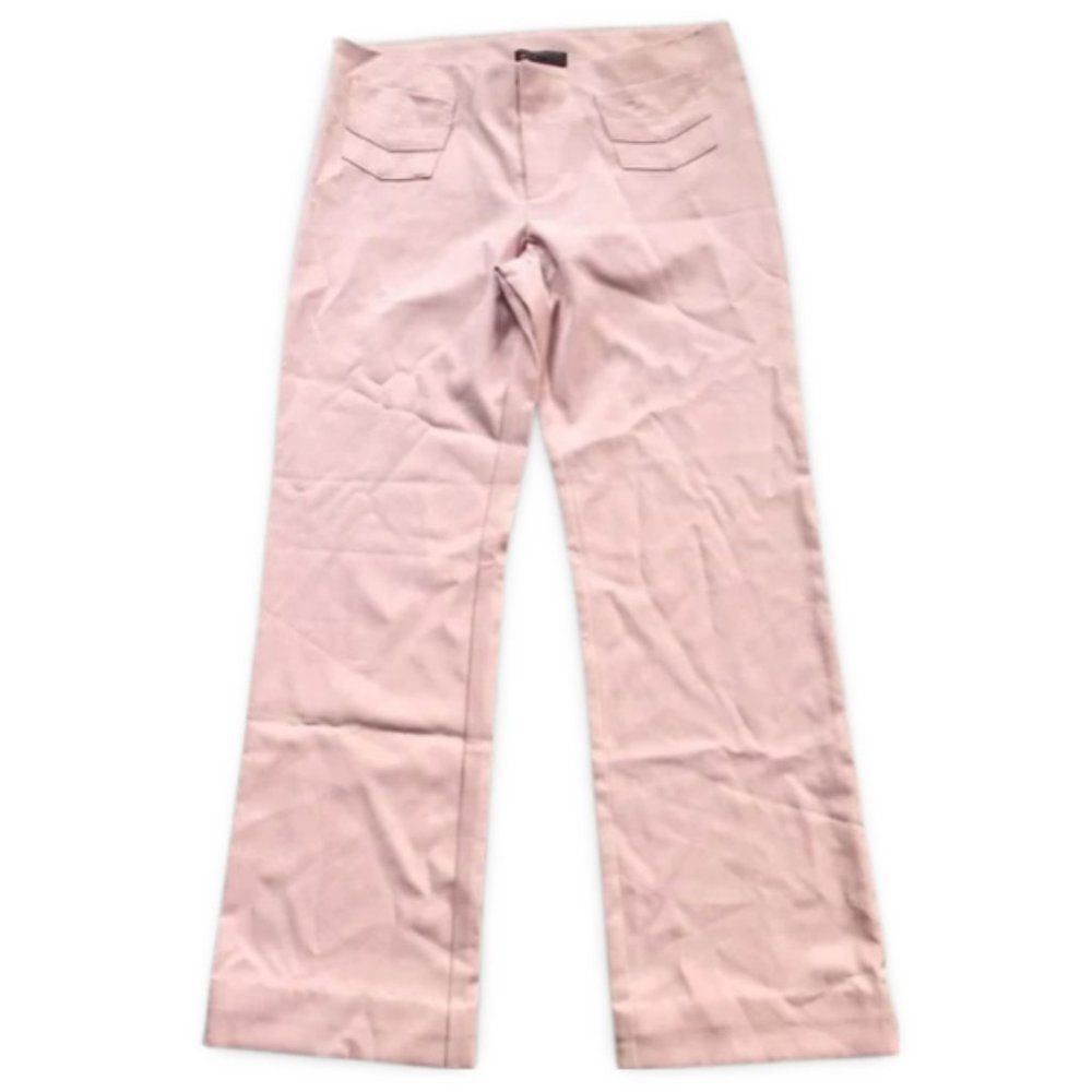 Hot Kiss Low Rise Light Pink Casual Pants