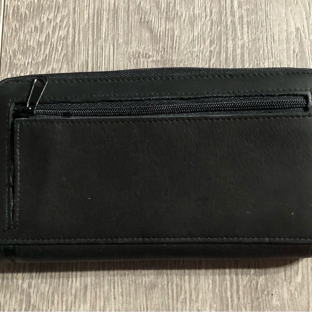 Jones New York Black Pleather Wallet