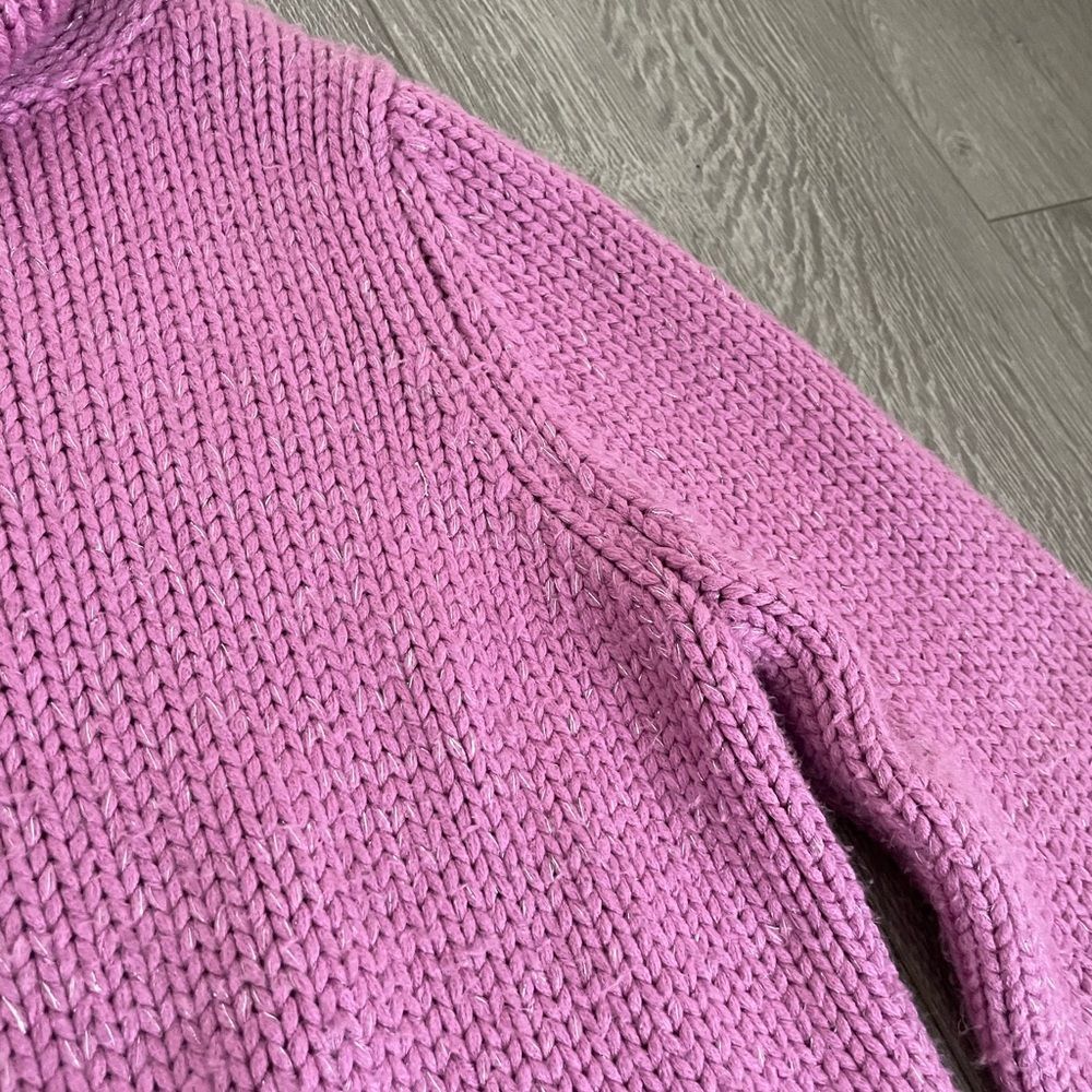 New York and Company Pink Knitted Winter Sweater