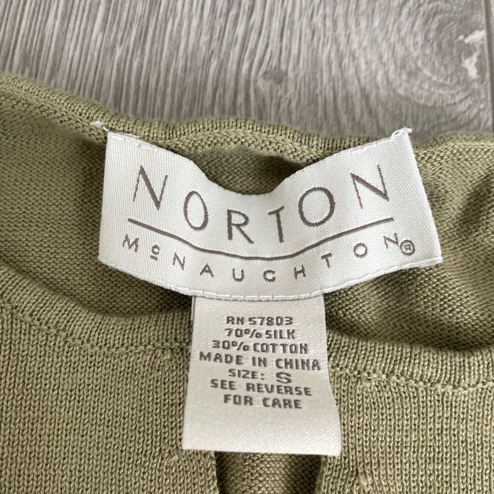 Norton McNaughton Sweater Short Sleeve Shirt Top