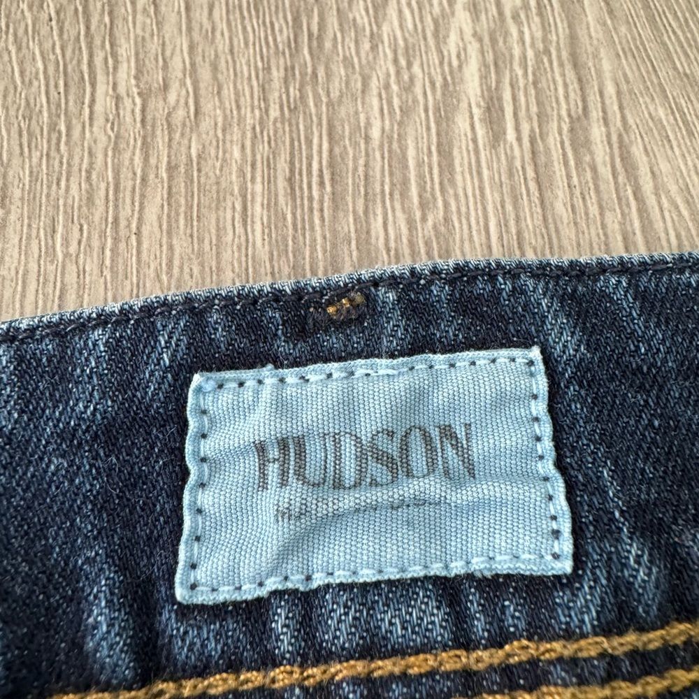 Hudson Denim Blue Straight Legged Jeans