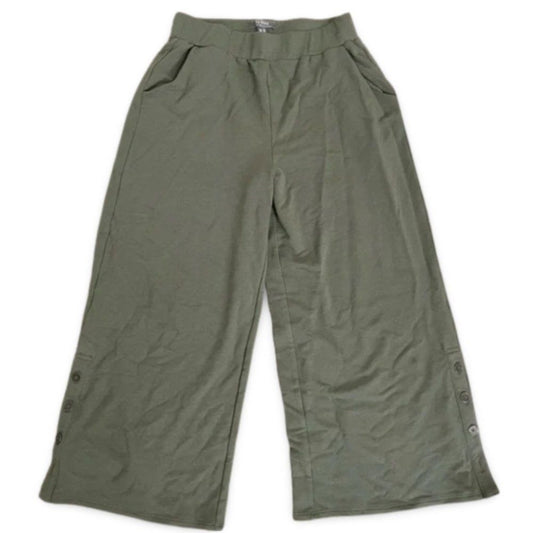 Lisa Rinna Green Cropped Jogger Pants