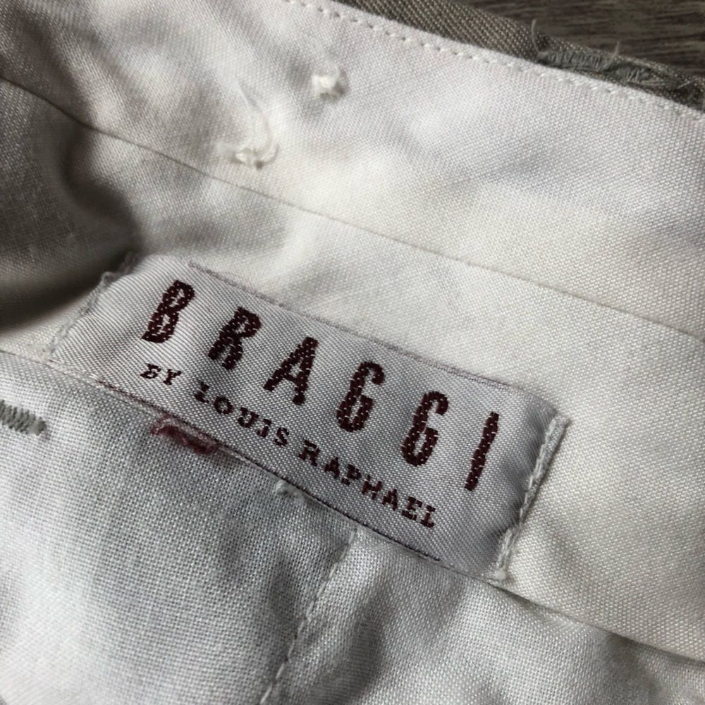 Braggi by Louis Raphael Beige Casual Dress Pants