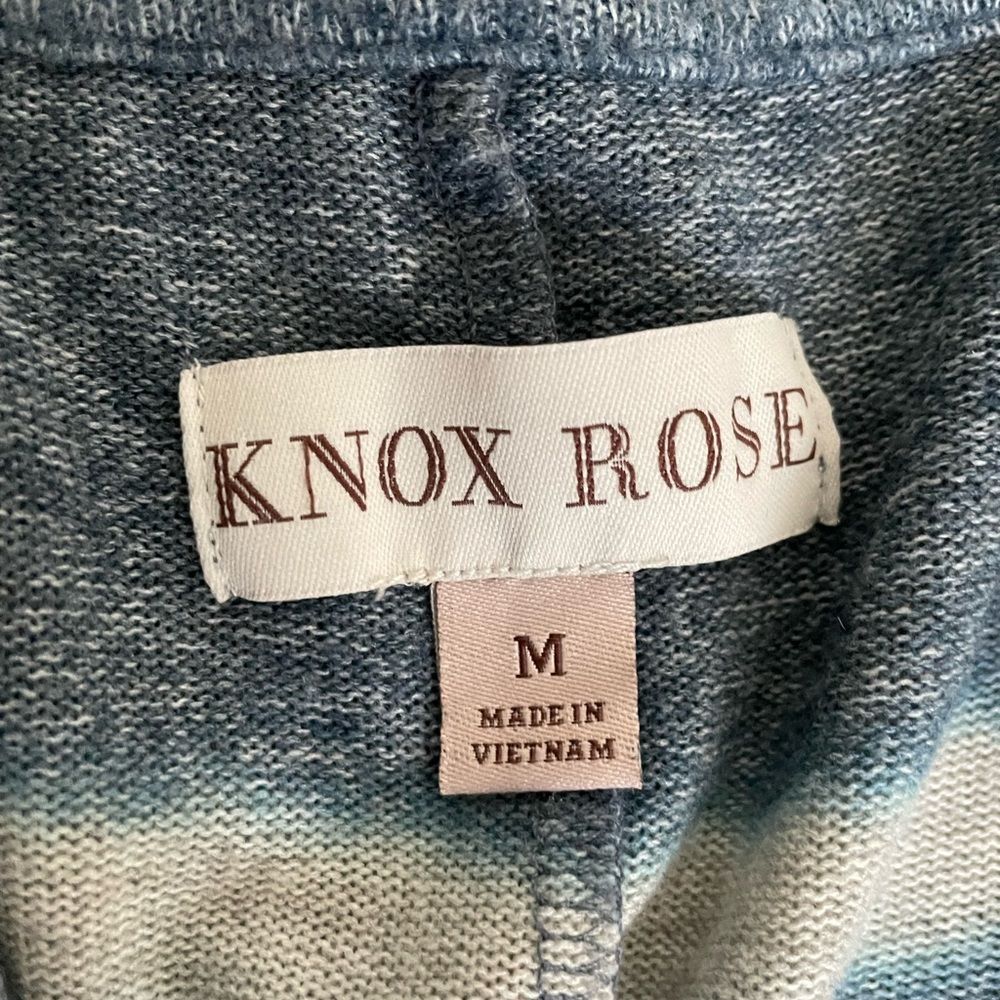 Knox Rose Soft Knitted Blue Cardigan Sweater