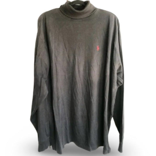 Polo Ralph Lauren Classic Fit Black Long Sleeve Turtle Neck Shirt