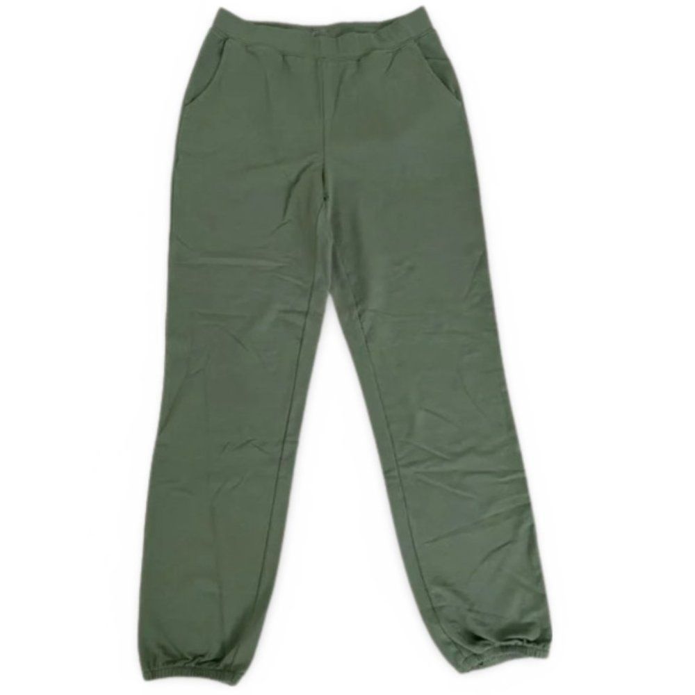 Denim and Co Active Green Jogger Sweat Pants