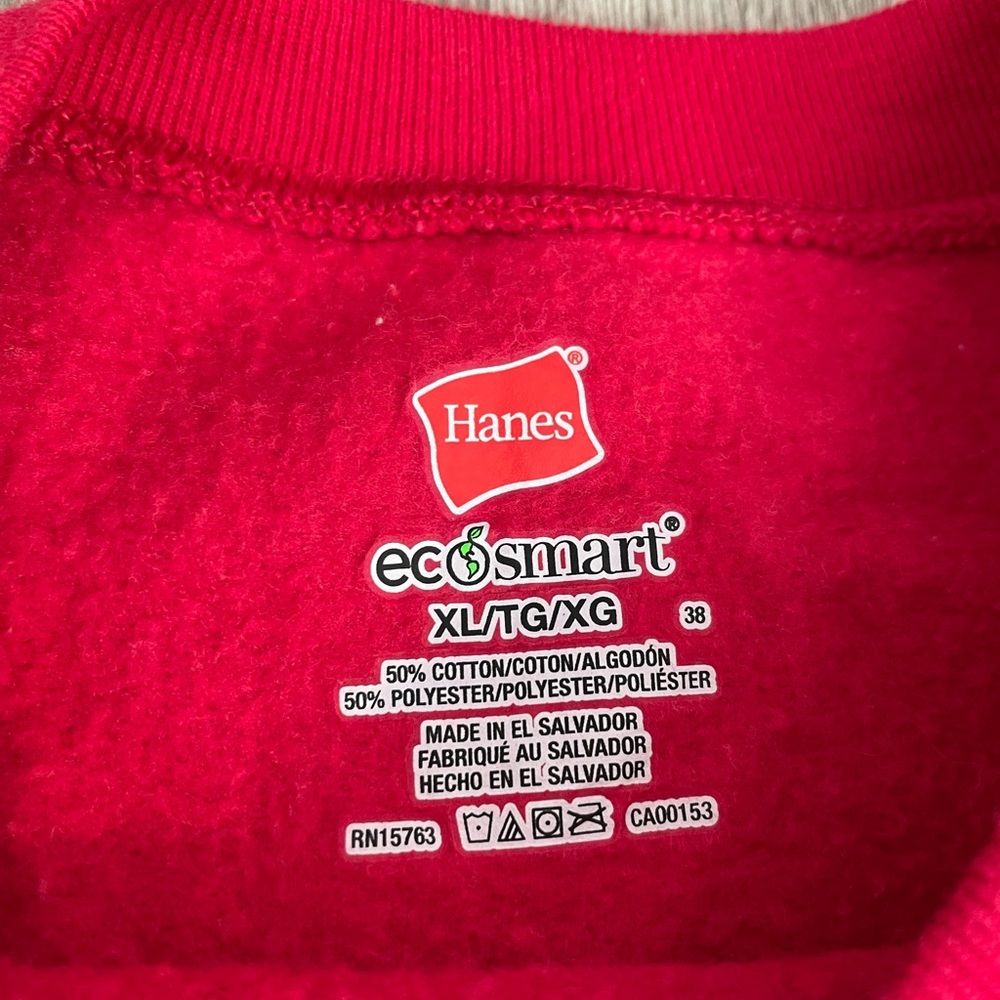 Hanes Red Essential Basic Wear Sweatshirt