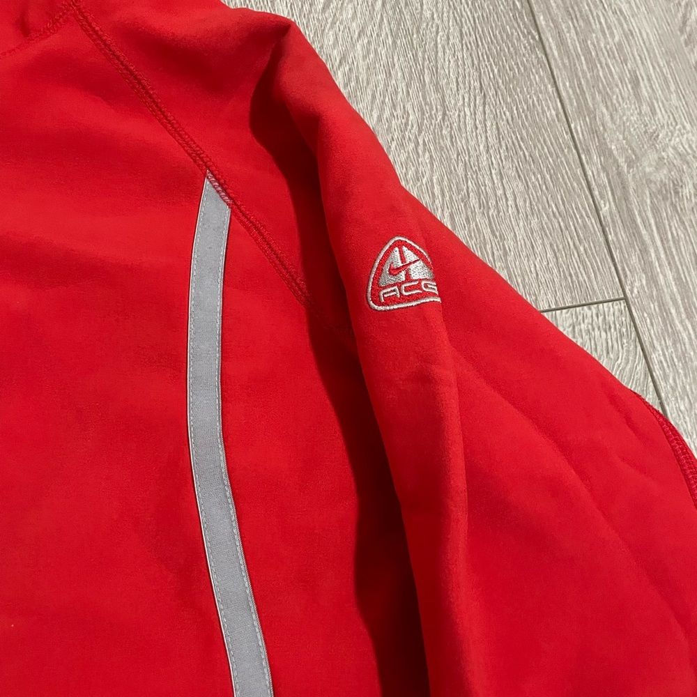 Nike ACG Red Zip Up Winter Jacket