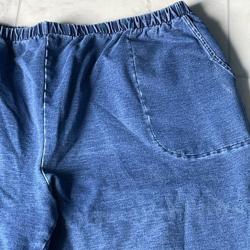 Denim and Company Blue Denim Stretchy Pants