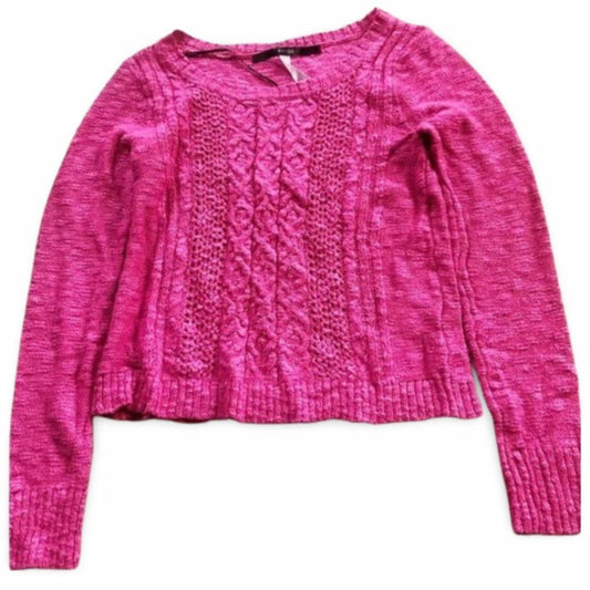 Kensie Pink Knitted Casual Sweater