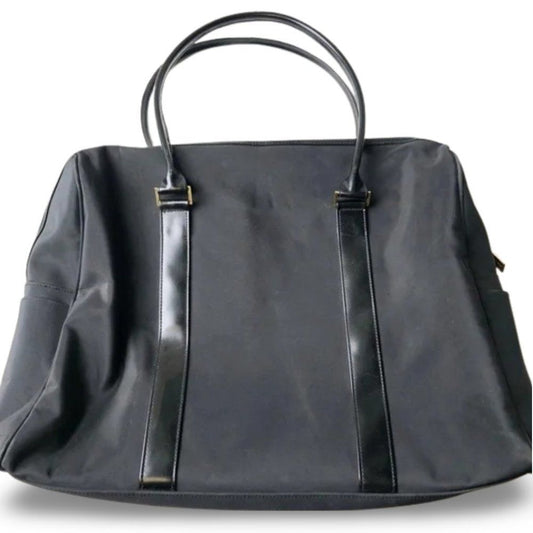 Macy’s Dark Grey Large Duffle Tote Bag