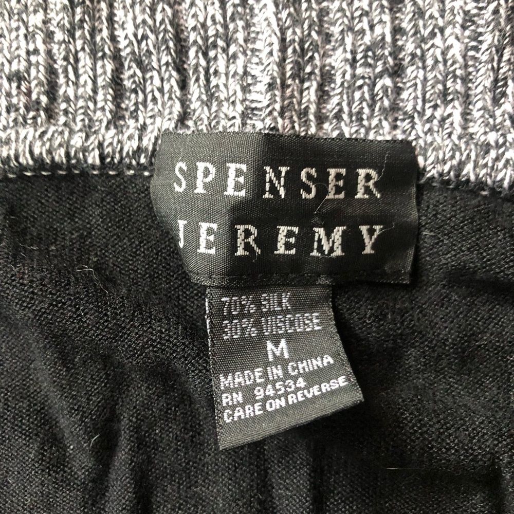 Spenser Jeremy Zip Up Sweater Knitted Top