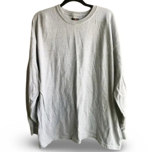 Member’s Mark Grey Long Sleeve Shirt Top