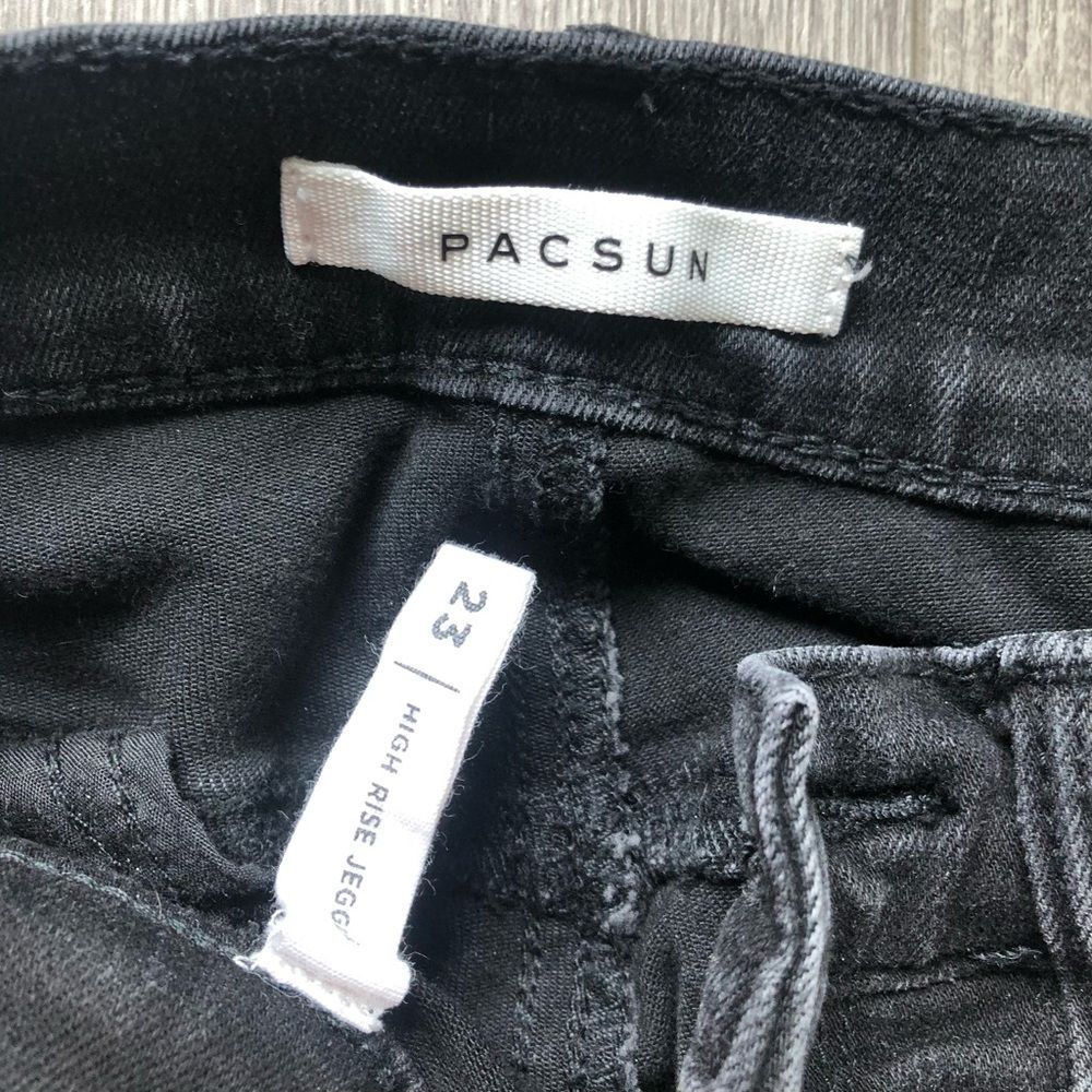 Pacsun Black High Waisted Stretchy Jegging Jeans