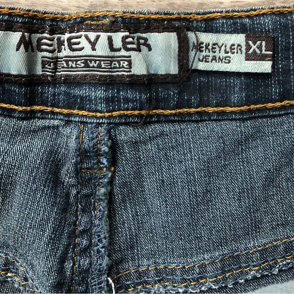 Mekeyler Denim Blue Boot Cut Jeans