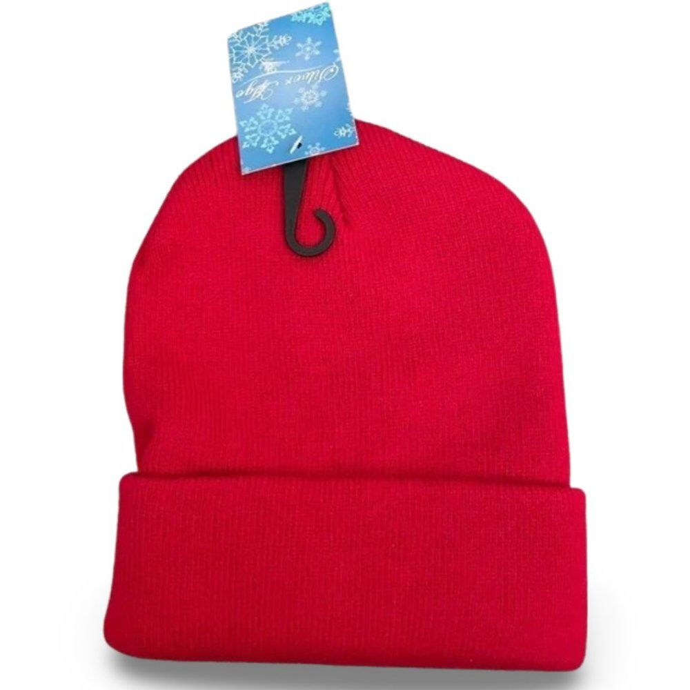 Winter Age Red Knitted Winter Beanie