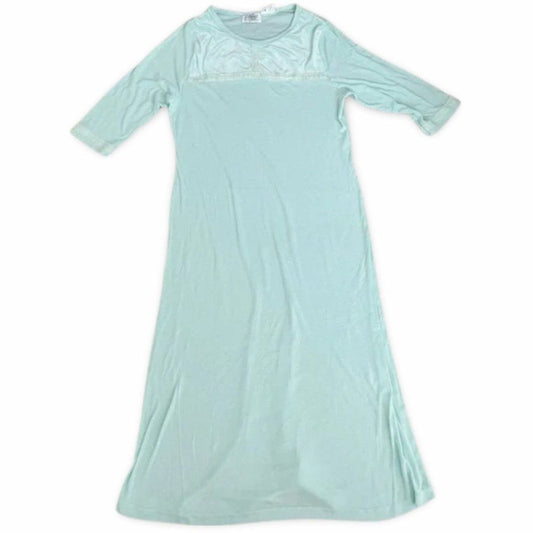 Cypress Vintage Blue Long Sleepwear Pajama Night Gown