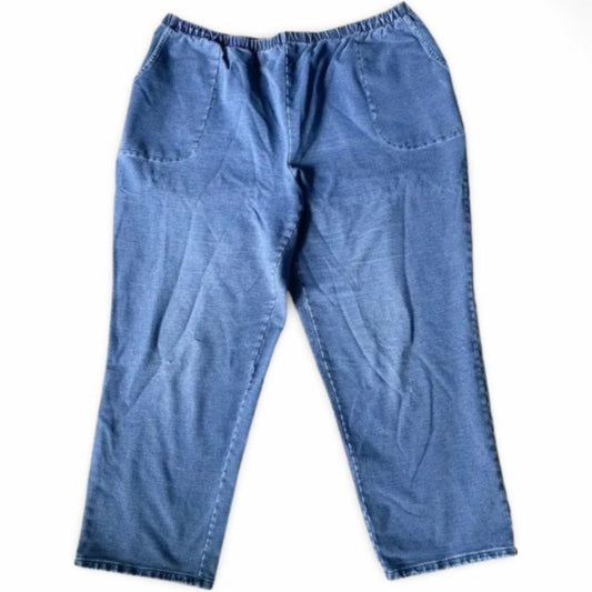 Denim and Company Blue Denim Stretchy Pants