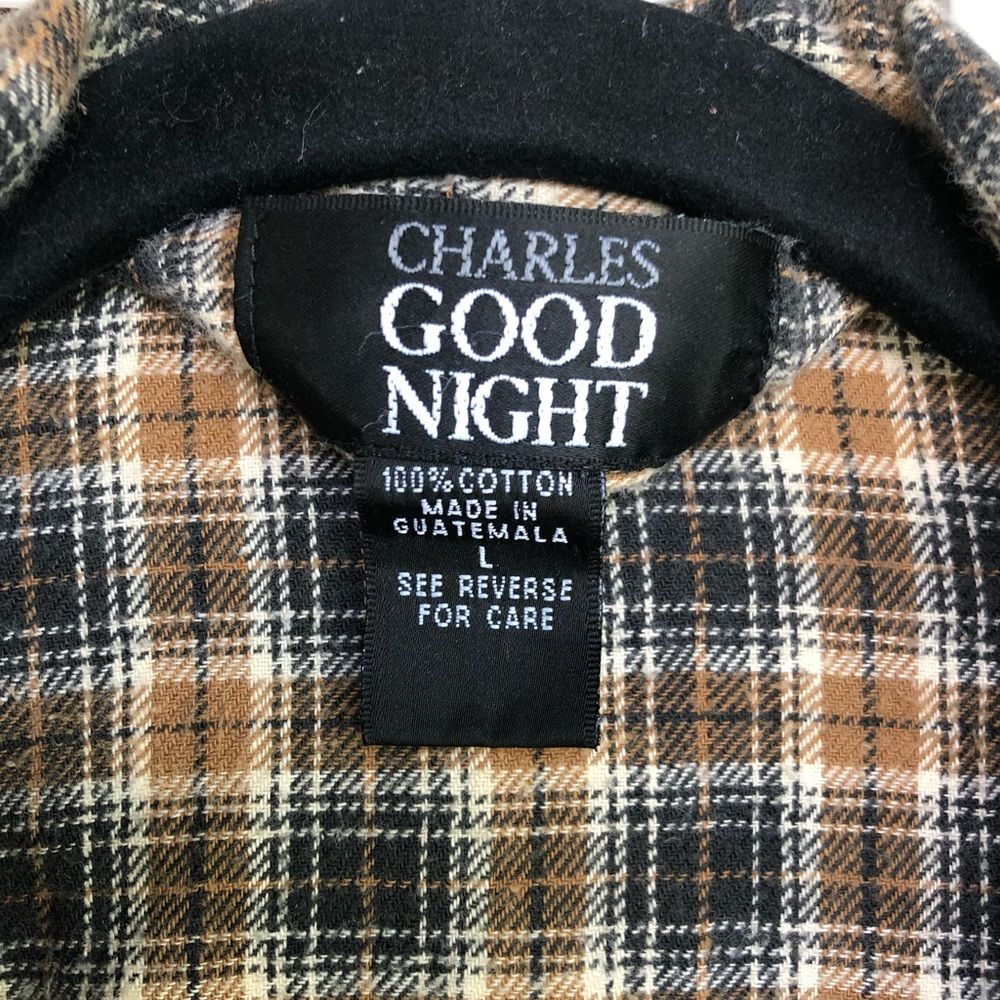 Charles Goodnight Checkered Buttoned Down Dress Shirt