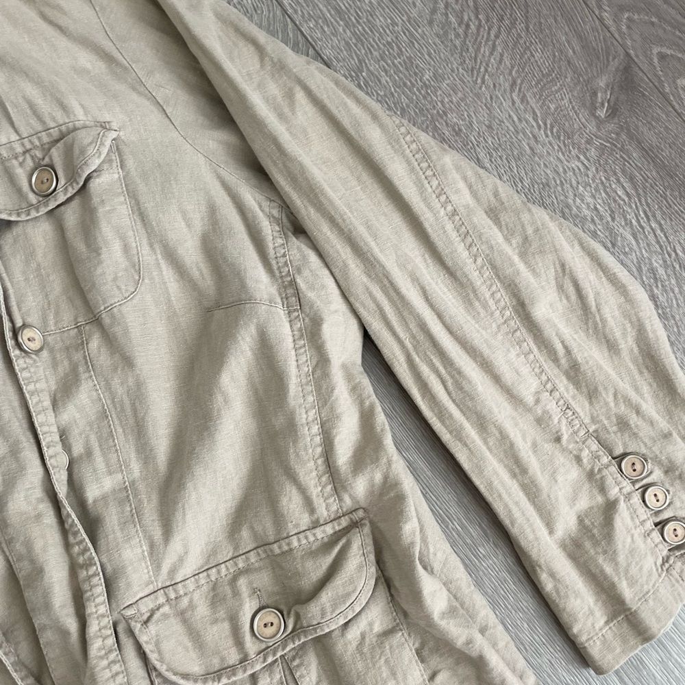 Gloria Vanderbilt Utility Beige Jacket