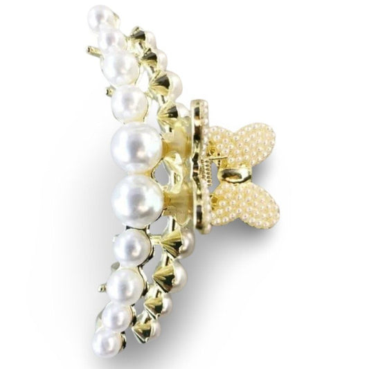 H&M Pearl Designed Butterfly Hair Accessory Clip