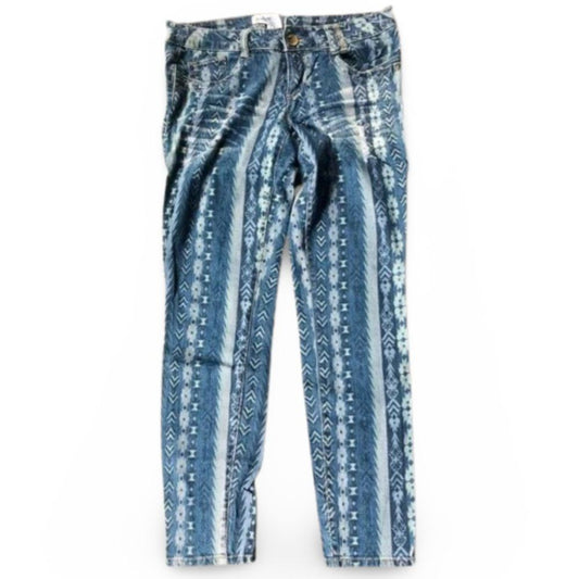 Jolt Capris Aztec Designed Denim Skinny Jeans