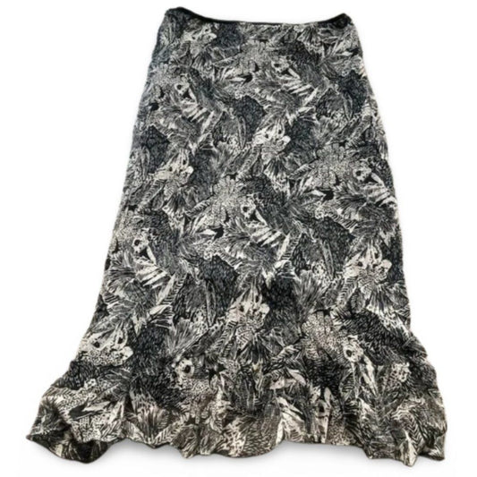 Jonathan Martin Studio Vintage Flowy Flare Midi Skirt