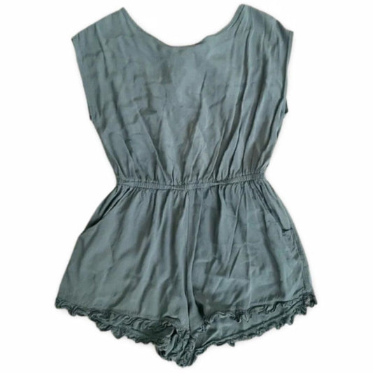 Teenbell Dark Green Lightweight Romper