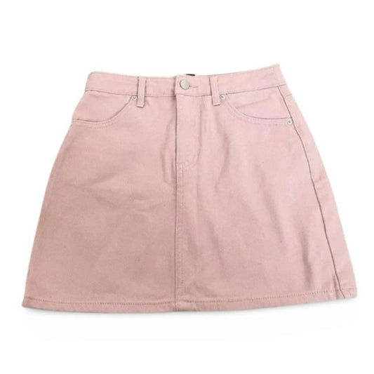 Forever 21 Light Pink Denim Mini Skirt