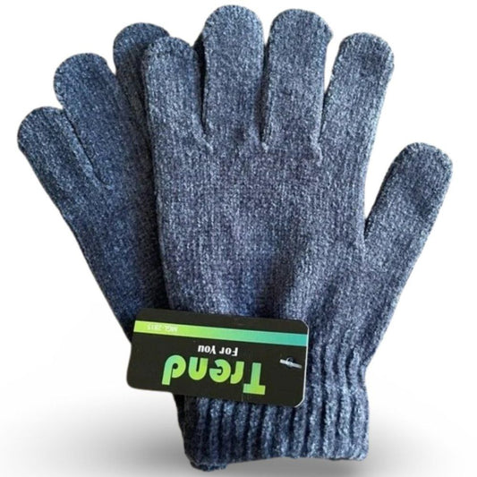 Trend Soft Grey Winter Mittens Gloves