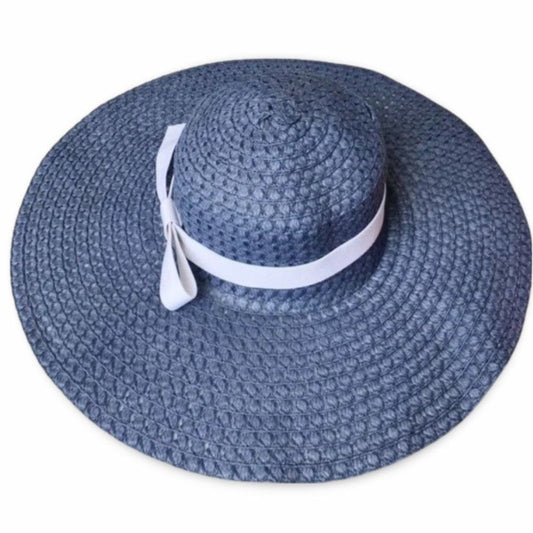 Forever 21 Round Weaved Straw Sunny Hat