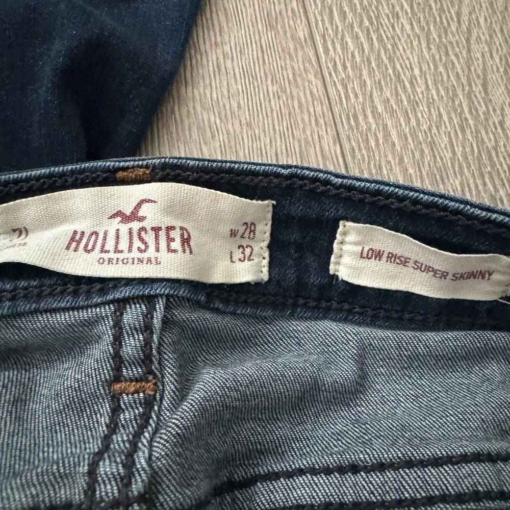 Hollister Dark Washed Blue Denim Jeans