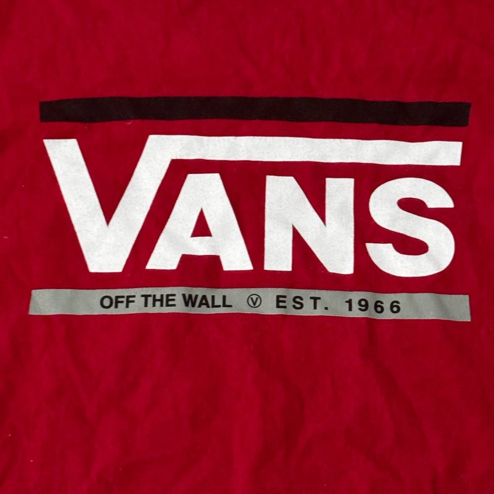 Vans Black Logo Short Sleeve Tee Shirt Top