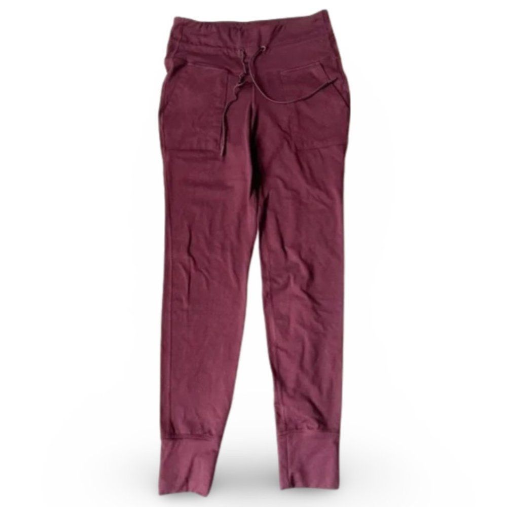 Old Navy Stretchy Burgundy Soft Athletic Pants