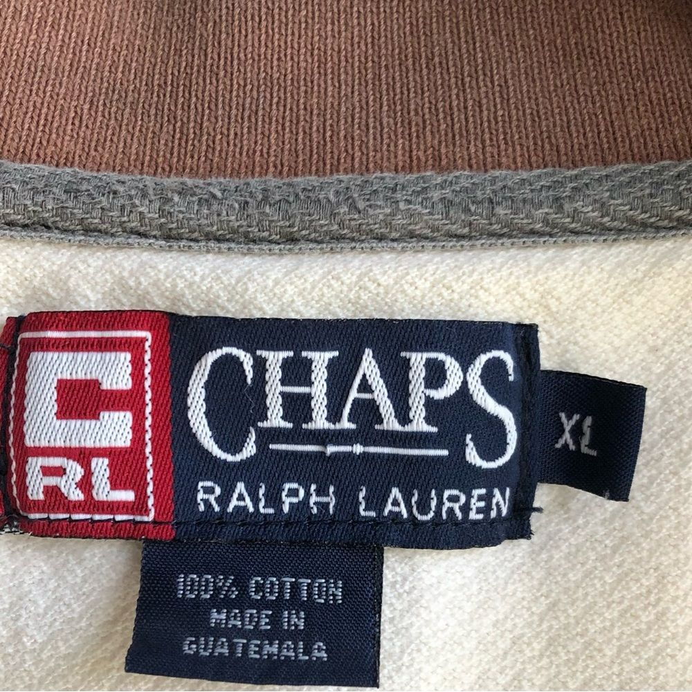 Chaps Ralph Lauren Brown Collared Long Sleeve Shirt