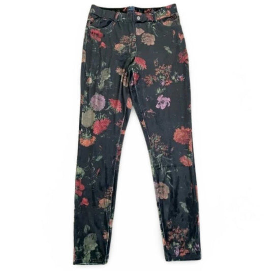 Legacy Soft Suede Floral Print Leggings Jeans