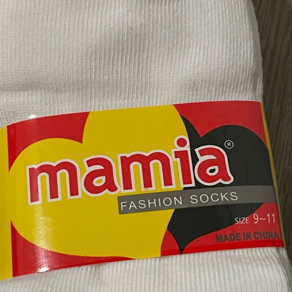 Mamia White Socks 3 Pairs Pack Set