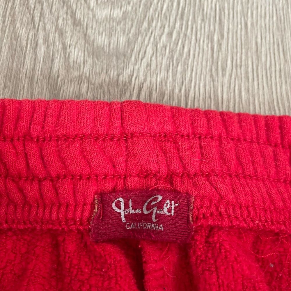 John Galt Red Stripe Jogger Sweat Pants