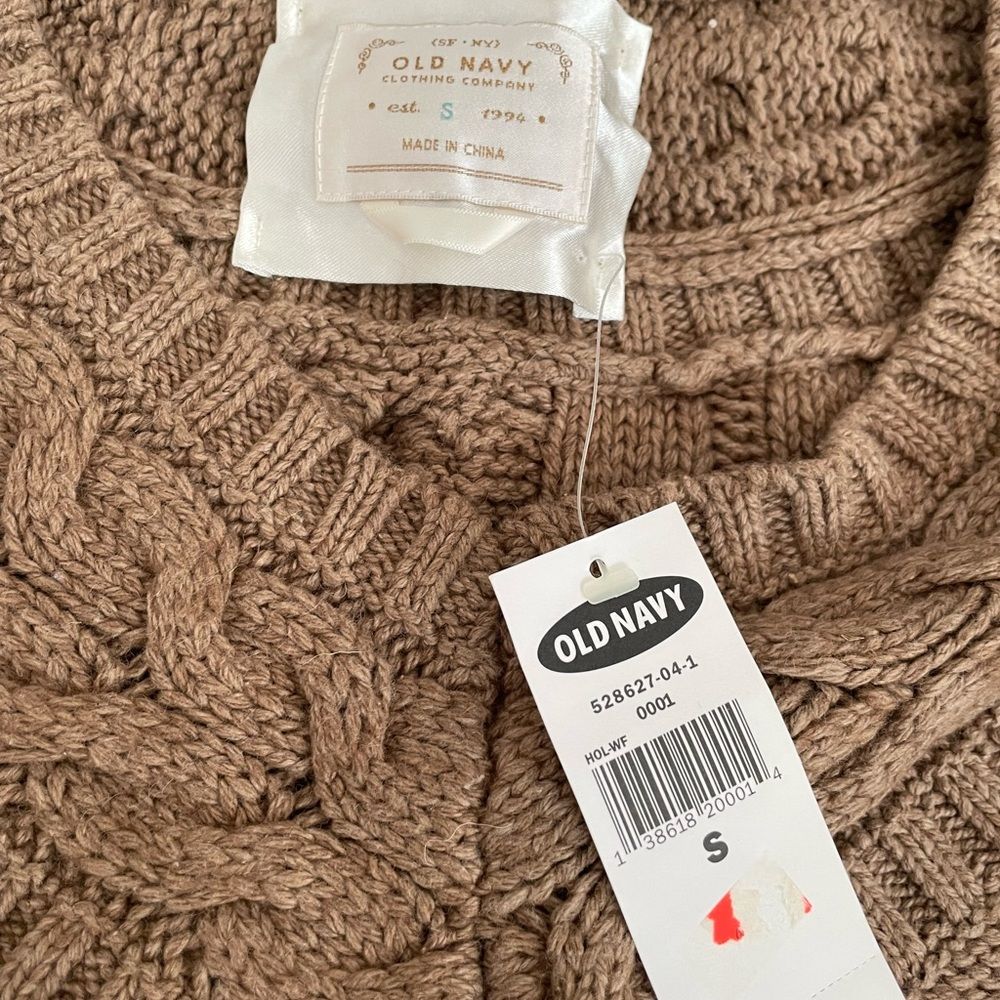 Old Navy NWT Brown Knitted Cardigan Sweater