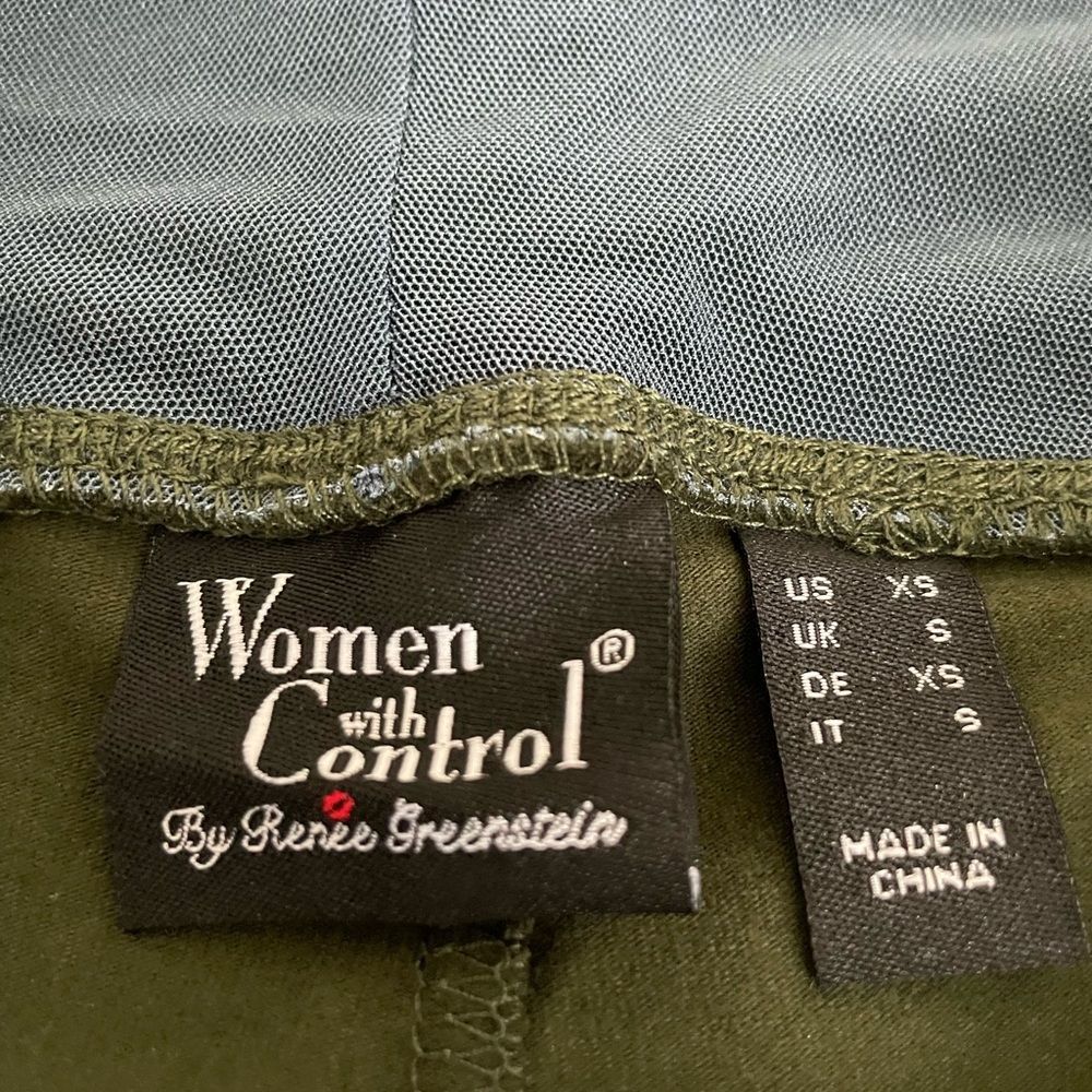 Women with Control Dark Green Leggings