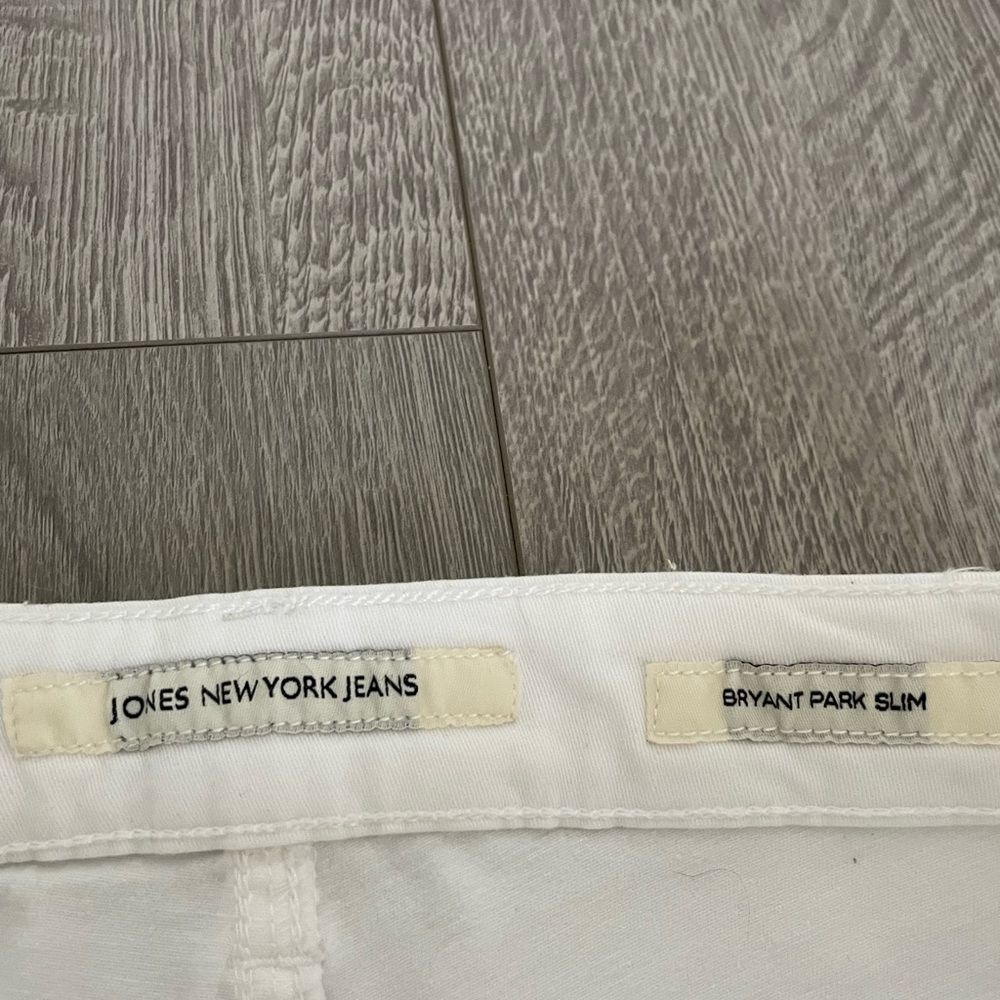 Jones New York White Denim Jeans