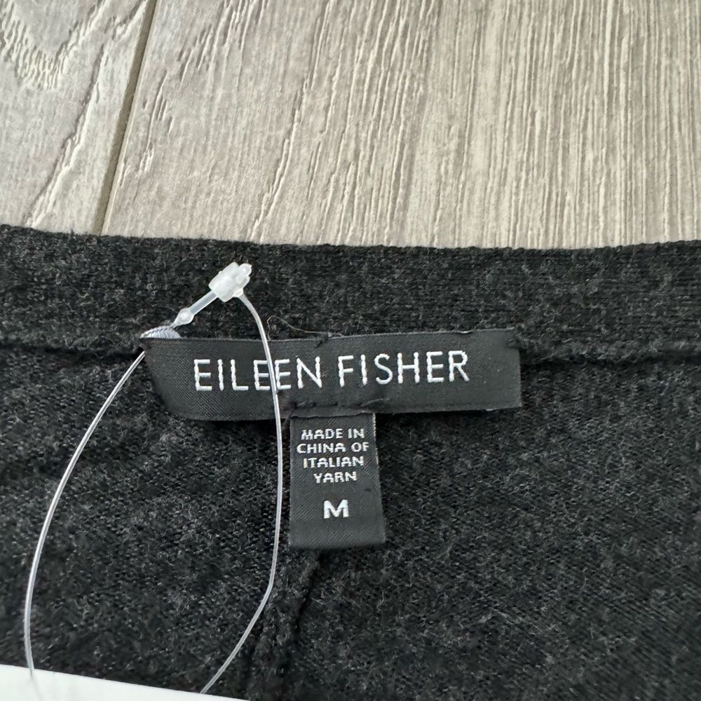 Eileen Fisher Buttoned Loose Long Sleeve Cardigan