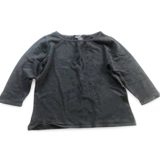 Studio Black Long Sleeve Shirt Top