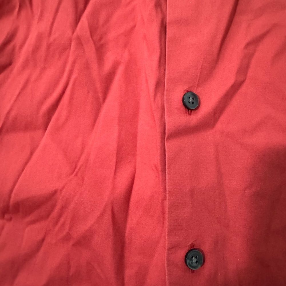 Express 1MX Orange Buttoned Down Casual Shirt