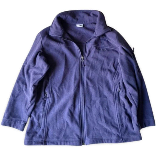 Columbia Fleece Zip Up Purple Jacket