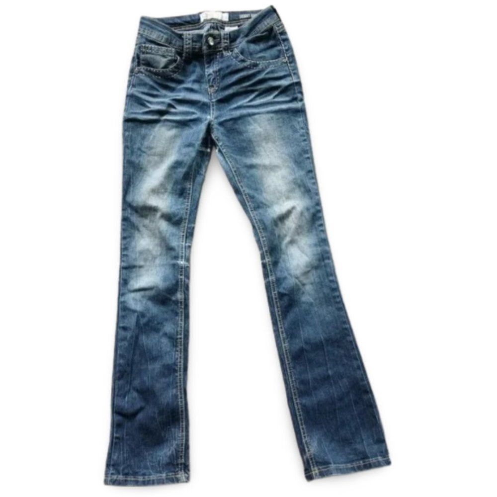 Vanilla Star Dark Denim Blue Jeans