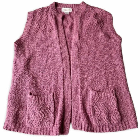 Cassandra Short Sleeve Knitted Cardigan Vest Sweater