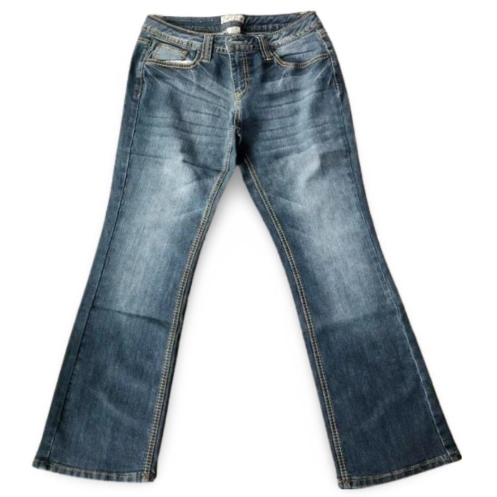 Earl Jeans Dark Wash Denim Boot Cut Jeans