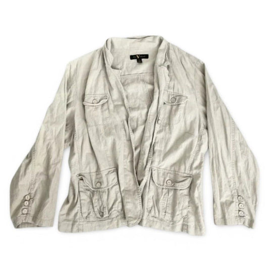 Gloria Vanderbilt Utility Beige Jacket