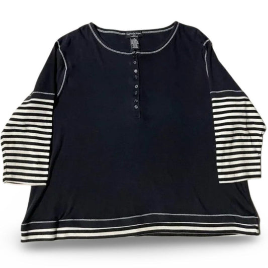 Stephanie Rodgers Layered Striped Long Sleeve Shirt